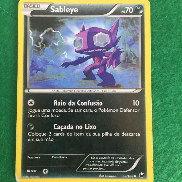 carta pokémon sableye