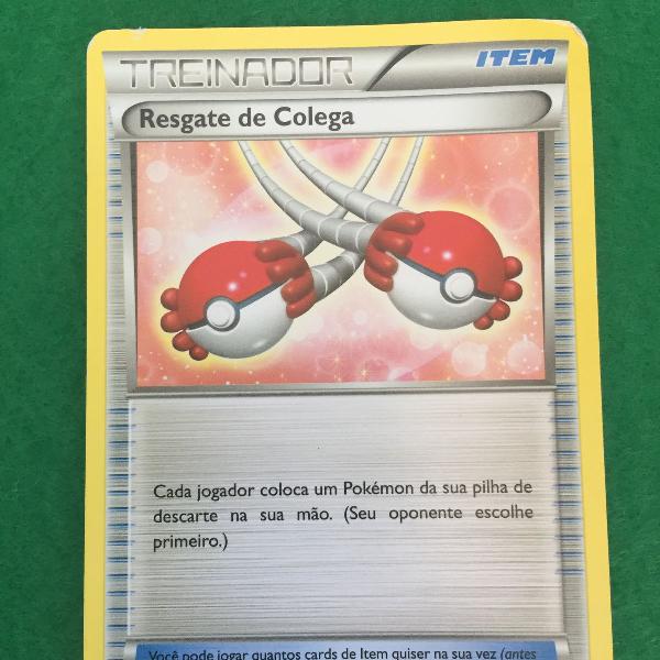 carta pokémon treinador resgate de colega