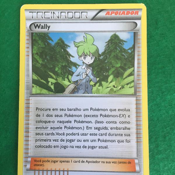 carta pokémon treinador wally