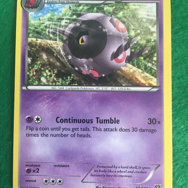 carta pokémon whirlipede