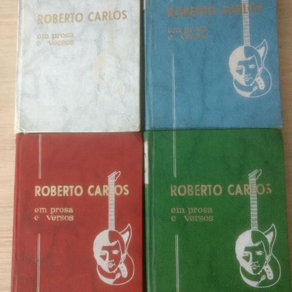 coleção de livros "roberto carlos em prosa e versos"