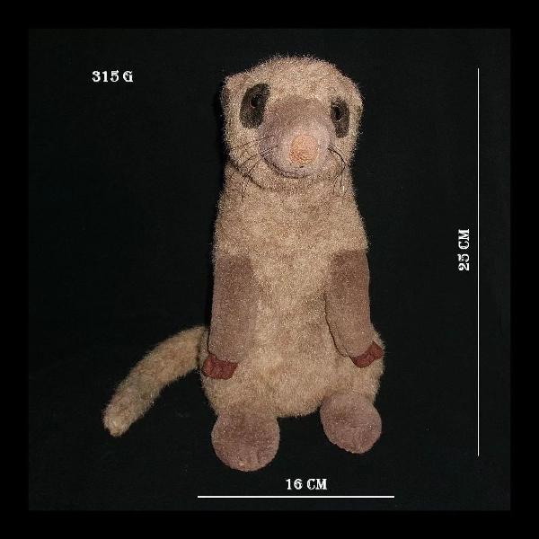 lindo raro suricato born in africa de pelúcia 25 cm