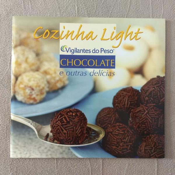 livro: cozinha light, chocolate e outras delícias