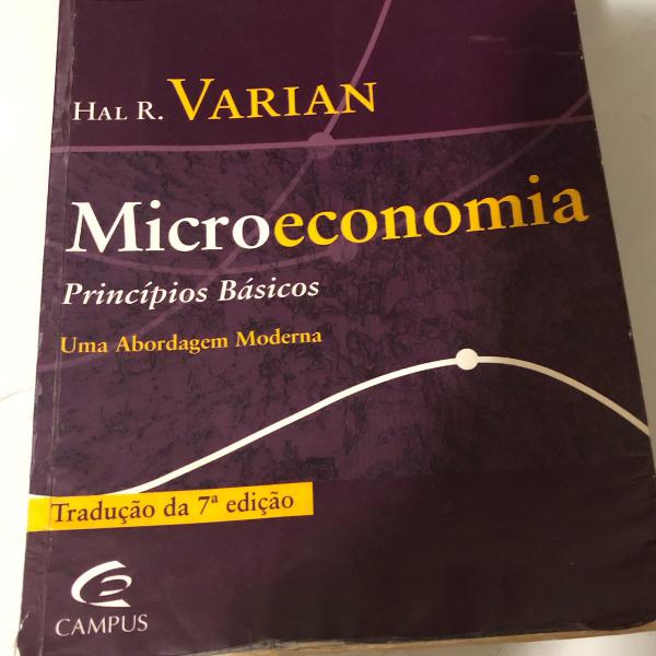 livro microeconomia princípios básicos