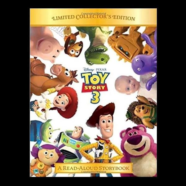 livro toy story 3 a read-aloud storybook - ano 2010