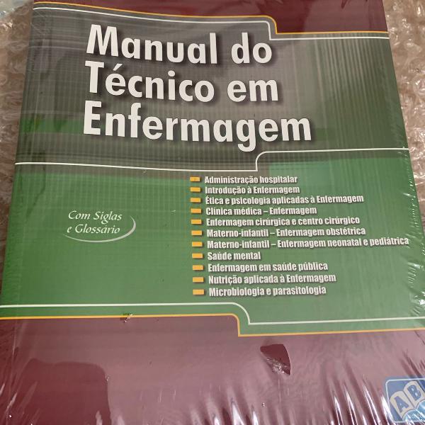 manual do técnico em enfermagem