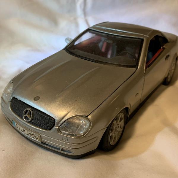 mercedes-benz slk 230 maisto capota retrátil miniatura