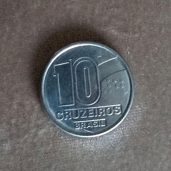 moeda de 10 cruzeiros 1991