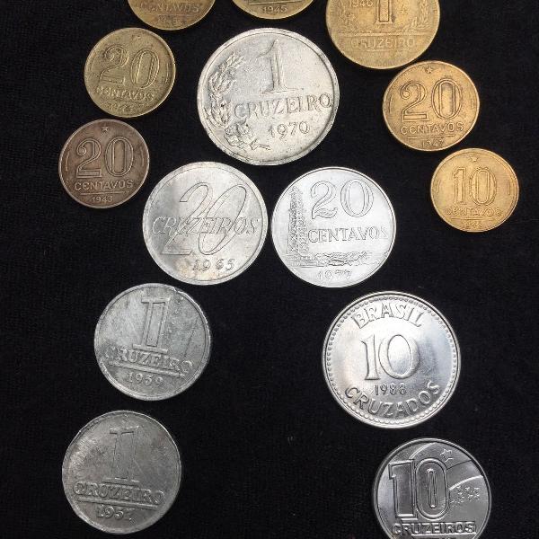 moedas antigas pra coleção.