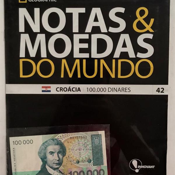 notas e moedas do mundo - croácia