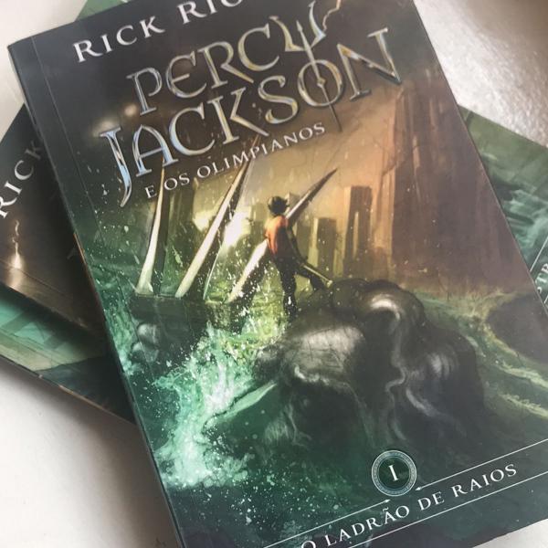 percy jackson e os olimpianos (3 livros da saga)