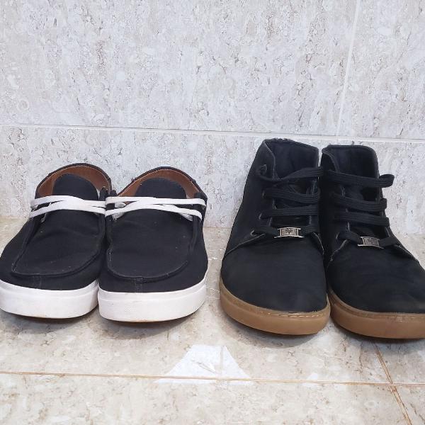 2 pares de calçados