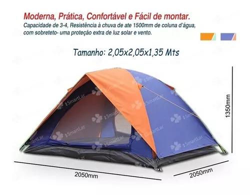 Barraca Iglu 4 Pessoas Camping C/saco Transporte Frete