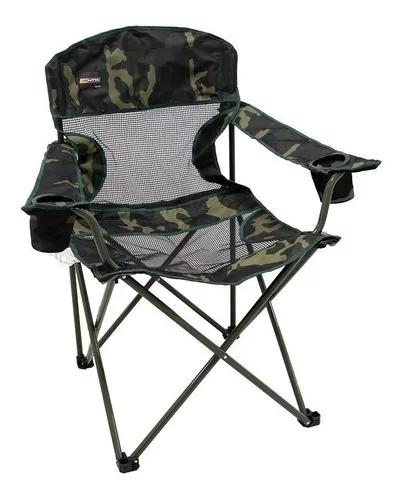 Cadeira Dobrável Fresno Camuflada Camping Pesca Ntk C/