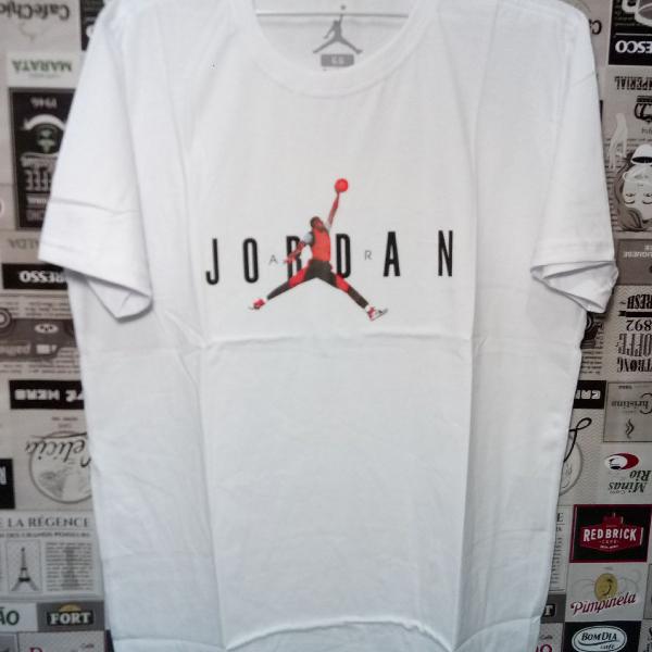 Camiseta Jordan NBA 100% Algodão Tm GG Branca