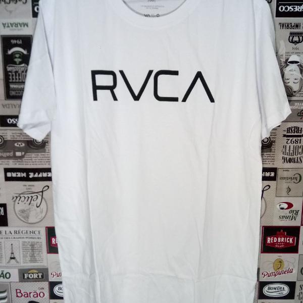 Camiseta RVCA 100% Algodão Tm GG Branca