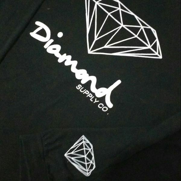 Camiseta de manga longa Diamond supply co
