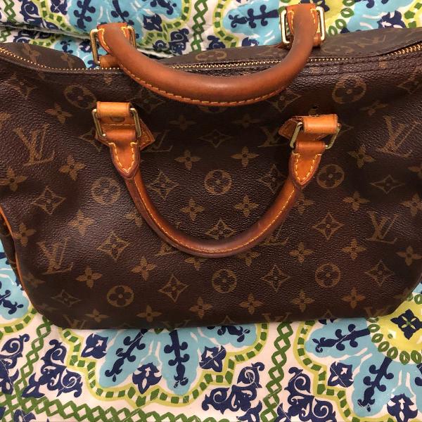 bolsa louis vuitton speedy 35 monograma