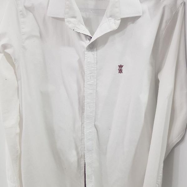 camisa social branca - Sérgio k