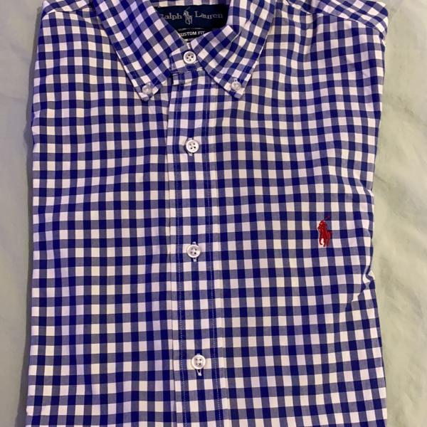 camisa social quadriculada polo ralph Lauren