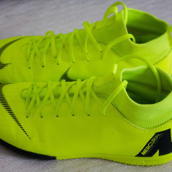 chuteira futsal nike mercurial superfly x 6 academy