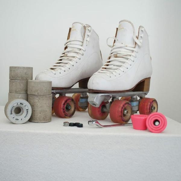 patins rye + acessórios + rodas