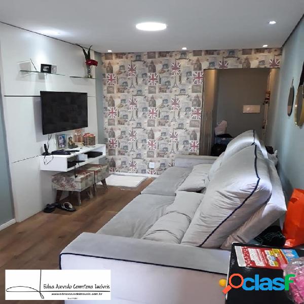APARTAMENTO-2 DORMS. 1 VG- LAZER- B. CASA BRANCA-S.ANDRÉ.