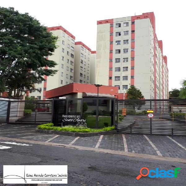 APARTAMENTO- 2 DORMS. 1 VG - VILA LUTÉCIA- SANTO ANDRÉ.