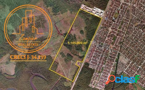 Área de Retroporto - 1.100.000 m² - Vila Áurea - Guarujá