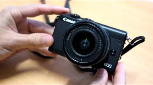 Camera Canon M100 + Lente 1199,00 A Vista (leia A
