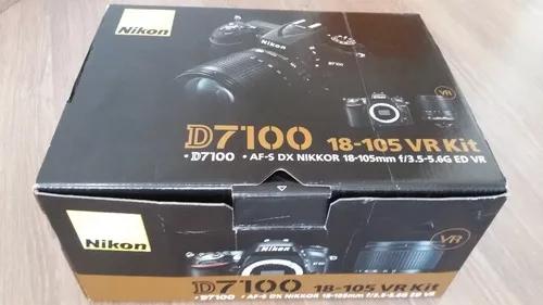 Camera Nikon Somente A Caixa Vazia Da D7100 Lente 18-105