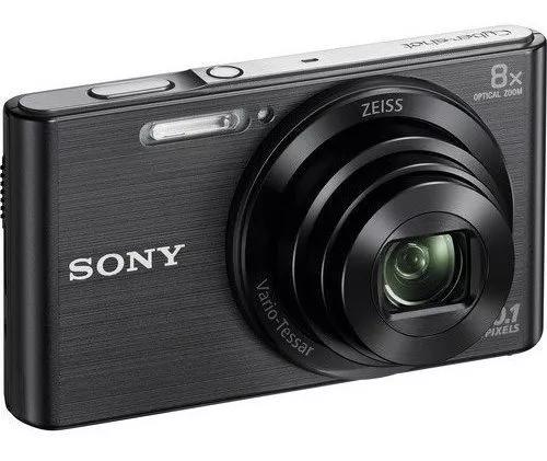 Câmera Cyber-shot Sony Dsc-w830 20.1 Mp Zoom 8x Hd Preto