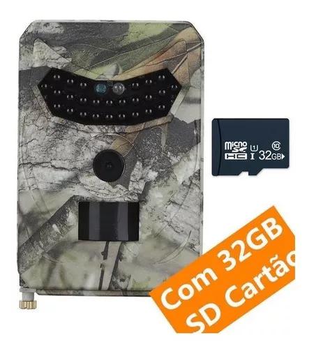 Câmera De Trilha Prova De Água C/ 32gb Sd Cartão