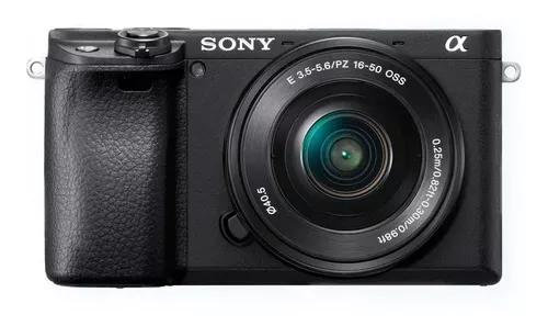 Câmera Digital Sony Alpha 6400 Com Sensor Apsc, 24,3mp,