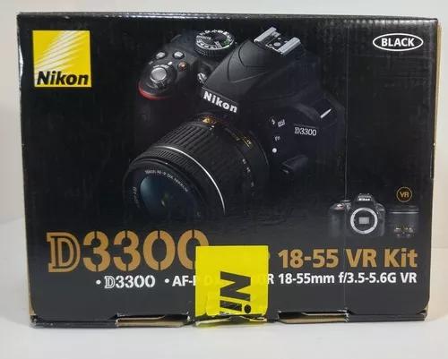 Câmera Nikon D3300 24.1mp C/ Obj 18-55mm