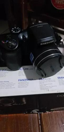Câmera Samsung Wb100 Preta C/ Lcd 3,0, 16.2mp, Zoom Óptico