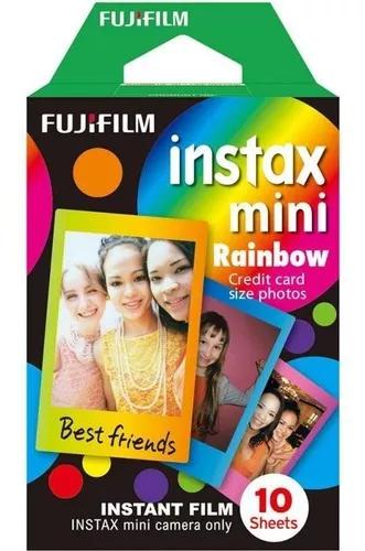 Filme Para Câmera Instantânea Fujifilm Instax Mini Rainbow