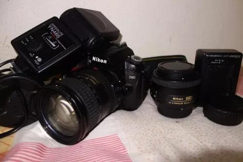 Nikon D90+lente 35mm+18-200mm+flash Yn475 Ttl 66k