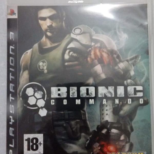 games jogos ps3 usados bionic commando (LEIA A DESCRIÇÃO)