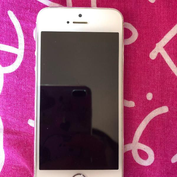 iphone 5s 16gb branco - impecável