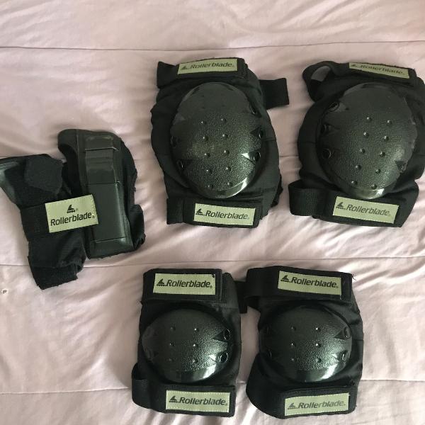 kit de protecao para patins