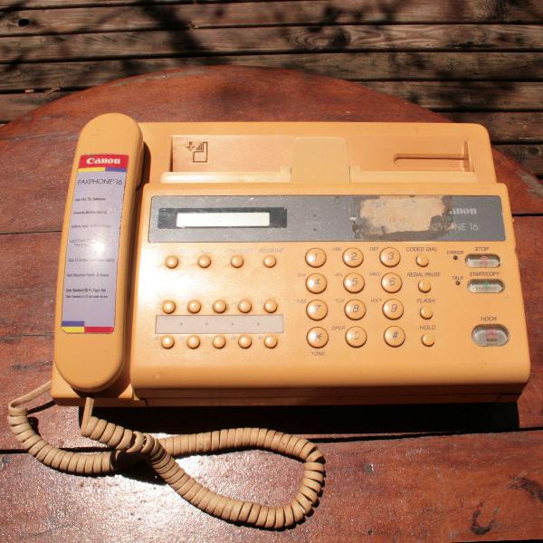 Aparelho De Telefone E Fax Canon Da Década De 1990