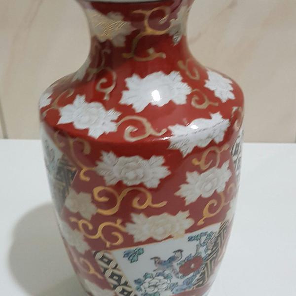 Belíssimo Vaso Em Porcelana Japonesa - 1950