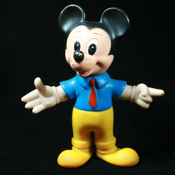 boneco do mickey antigo da estrela - 25 cm de altura.