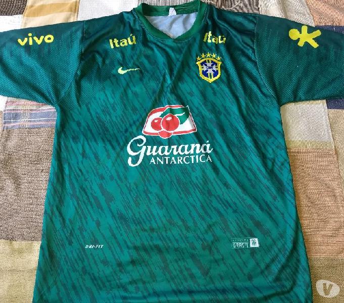 camisa retro seleção brasileira de treino