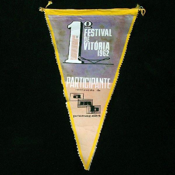 flâmula comemorativa do 1º festival de vitória