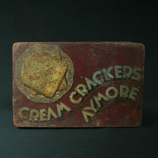 lata de cream crackers aymoré da década de 1950