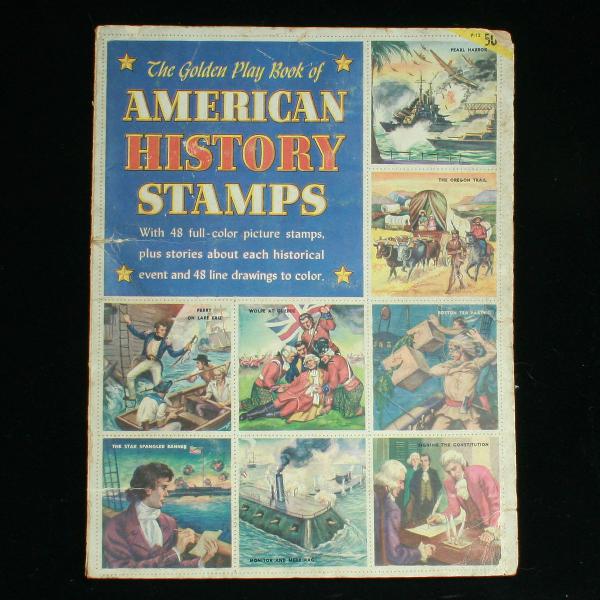 lbum de figurinhas completo - american history stamps