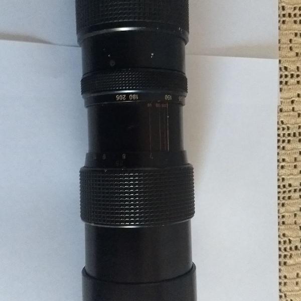 lente teleobjetiva japonesa vivitar 58mm 85-205mm