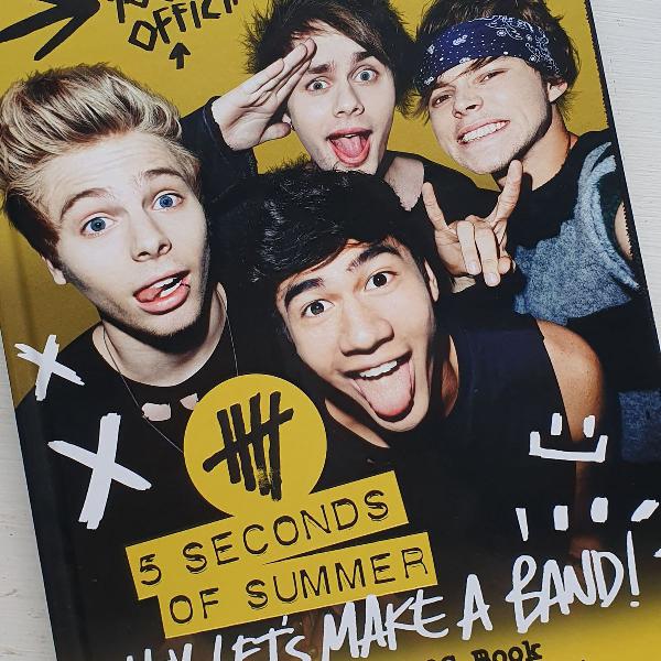 livro 5 seconds of summer "hey, let's make a band!"